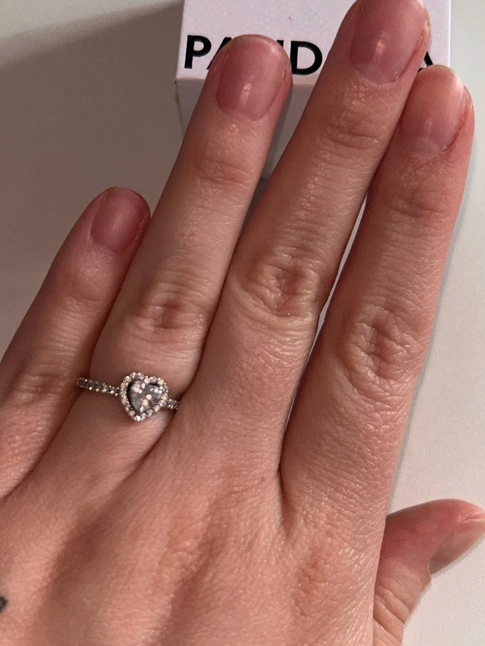 Pandora Elevated Heart Ring